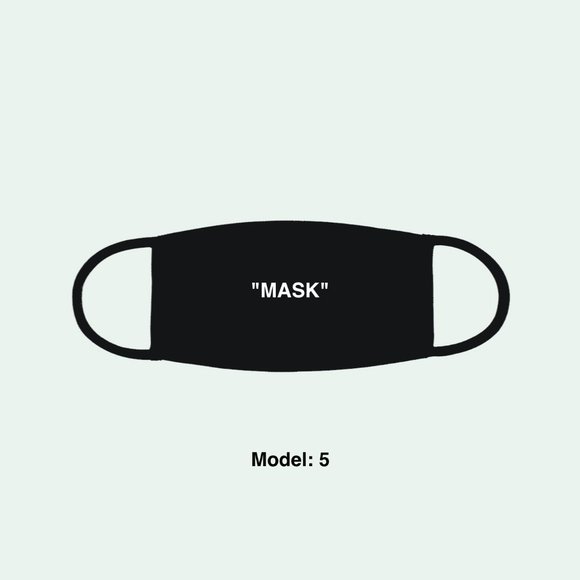 Cotton Face Mask Supreme Off White Custom - Picture 9 of 12